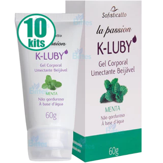 10 GEL CORPORAL K-LUBY SOFISTICATTO COSMÉTICOS MENTA BEIJÁVEL