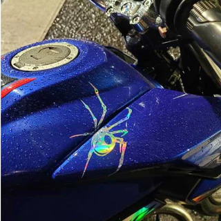 Adesivo Aranha Holográfico Camaleão / Tanque,Capacete
