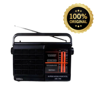 Rádio Motobrás Portátil Rm-pft22ac 2 Faixas Am Fm Bivolt