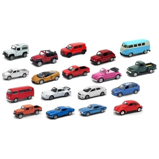 CARRO MINIATURA 1/64 EDIÇÕES ESPECIAIS VOLKSWAGEN COLECIONÁVEL CALIFÓRNIA MINIS - WELLY