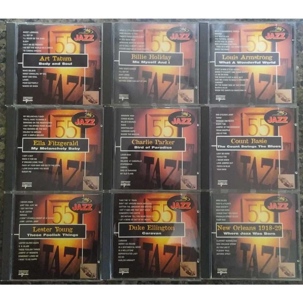 coleção 10 Cds Jazz Edição Del Prado-count Basie-ella Fitzgeral