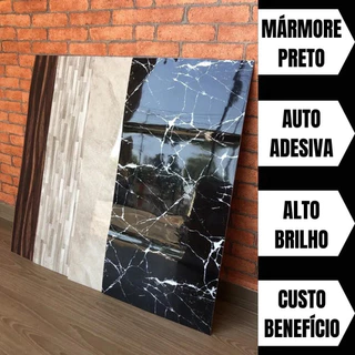 Placa Adesiva Autocolante 60x30 Painel Papel De Parede De Marmore 3D