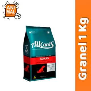 Ração Para Cães Allcanis Raças Pequenas Frango, Carne E Arroz 1kg- A GRANEL
