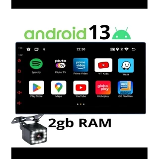 Central multimídia Android 2din universal 7 polegadas 2gb ram