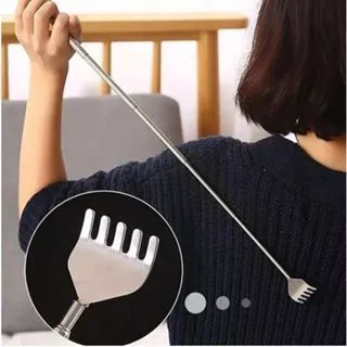 Coçador Regulável de Aço Inox Para Coçar As Costas Mãozinha Coçadora em Oferta na Shopee
