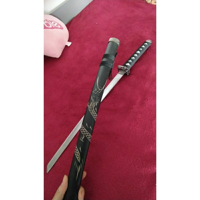 katana samurai dragão alado cosplay fantasia