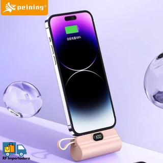 MIni Power Bank Portátil Carregador Capsule iOS e Android 2 EM 1 Peining 5000mah