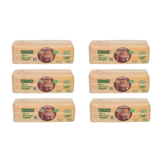 6 Serragens Prensadas Para Hamster, Roedores, Aves e Compostagem 800GR / 16Lt cada