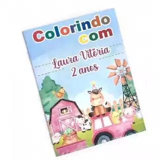 06 / 10 /16/ 20 / 26/30 livrinho 10x15 qualquer tema + lapela personalizado com nome e tema da sua preferencia