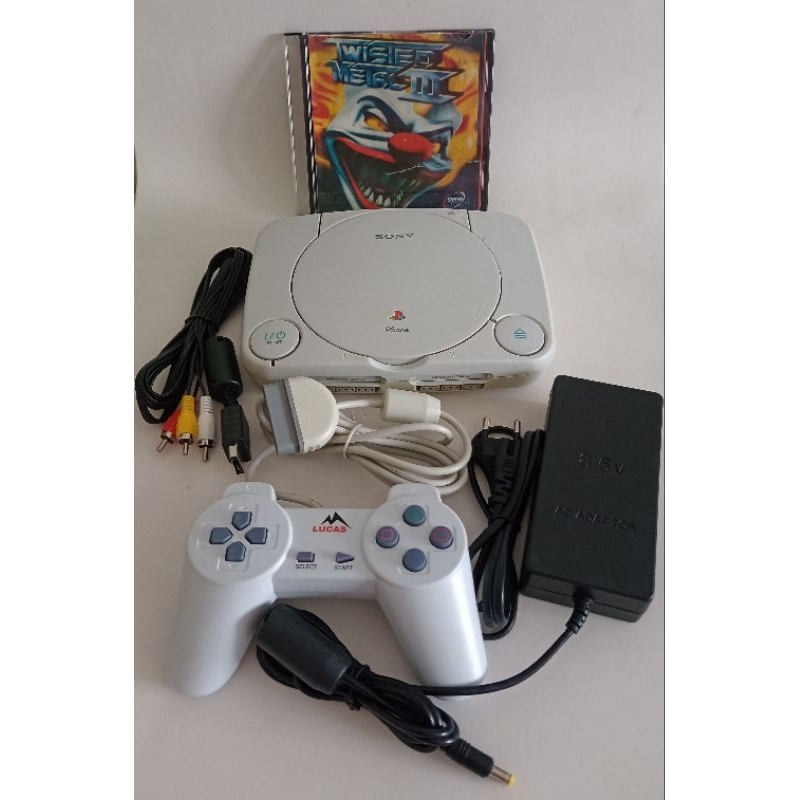 PSone original semi-novo completo | Shopee Brasil