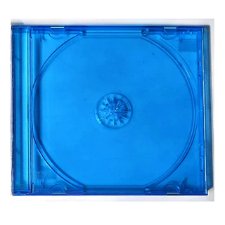Capa de CD Acrílico Caixa Estojo Porta CD Cor Azul