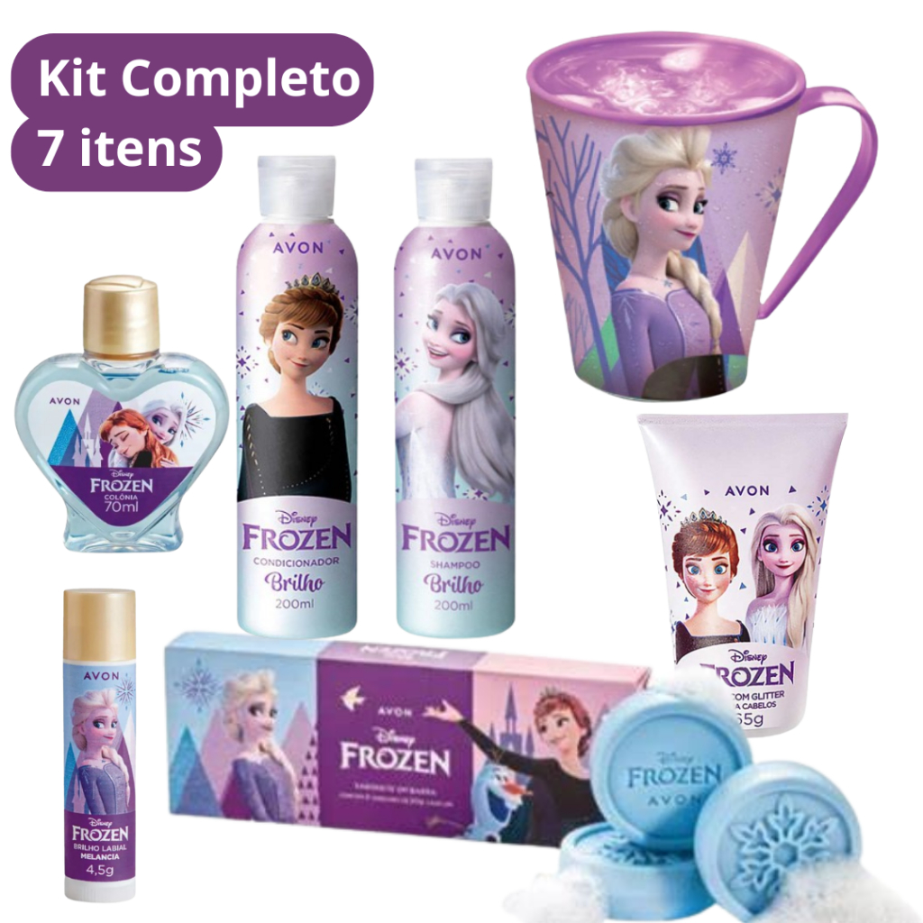 Kit Infantil Frozen Presente Avon Princesa Disney | Shopee Brasil