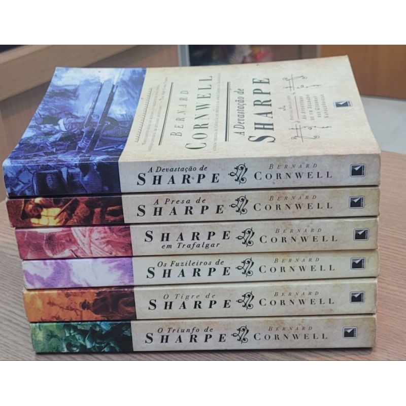 Livros Usados As Aventuras de Sharpe de Bernard Cornwell (Valor Unidades)