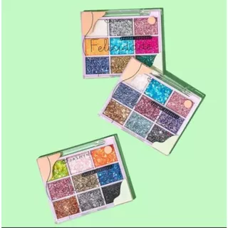 PALETA DE Sombra Em Glitter COLECAO SENSACOES-FELICIDADE JASMYNE