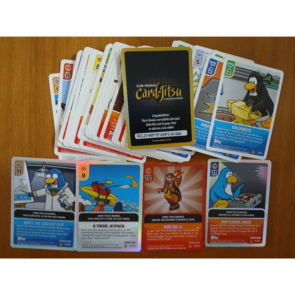 50 Cartas Club Penguin Disney