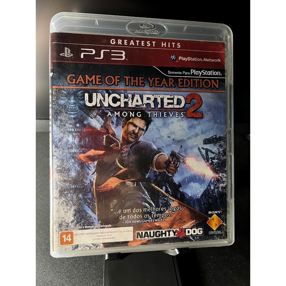 Uncharted 2 PS3 Mídia Física