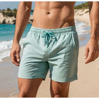 Bermuda Mauricinho Masculina de Sarja Premium Bolso Embutido