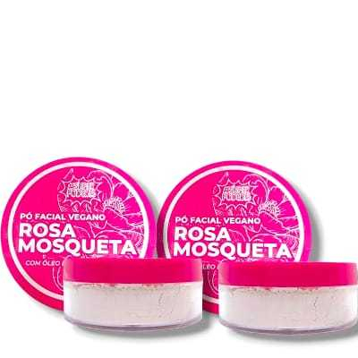 Pó rosa mosqueta super poderes 2 unidades | Shopee Brasil