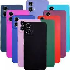 Kit 2X1 Motorola Moto G85 5G - Pelicula Frontal Ceramica + Capa Silicone Colorida Aveludada 3D