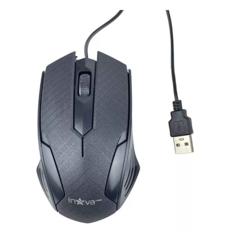 mouse com fio inova 1200dpi ergonômico e comfortavel plugue e play
