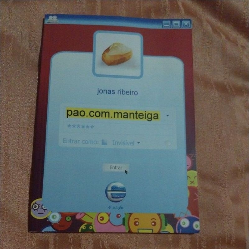 LIVRO USADO PÃO COM MANTEIGA.
