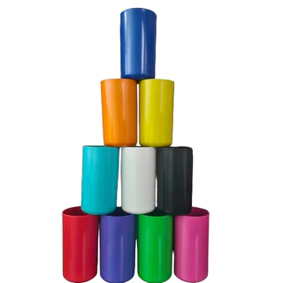 Kit 10 Copo 400ml de Plástico Água Suco Multiuso Crianças Colorida