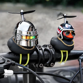 Pato Preto Com Hélice De Capacete Para Automóveis/Decoração Interna/Ornamentos Carro