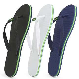 Kit 2: Pares De Chinelo Brasil Masculino e FemininoEnvio Full