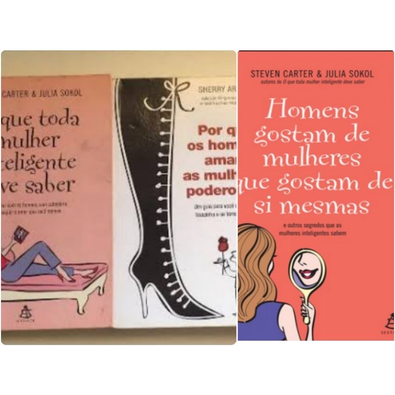 kit 3 livros O Que Toda Mulher inteligente deve Saber / Homens Gostam ...