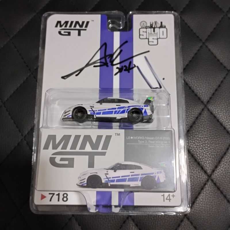 LB WORKS Nissan GT-R (R35) Type 2, Rear Wing ver.3 Salão Diecast 5 ...