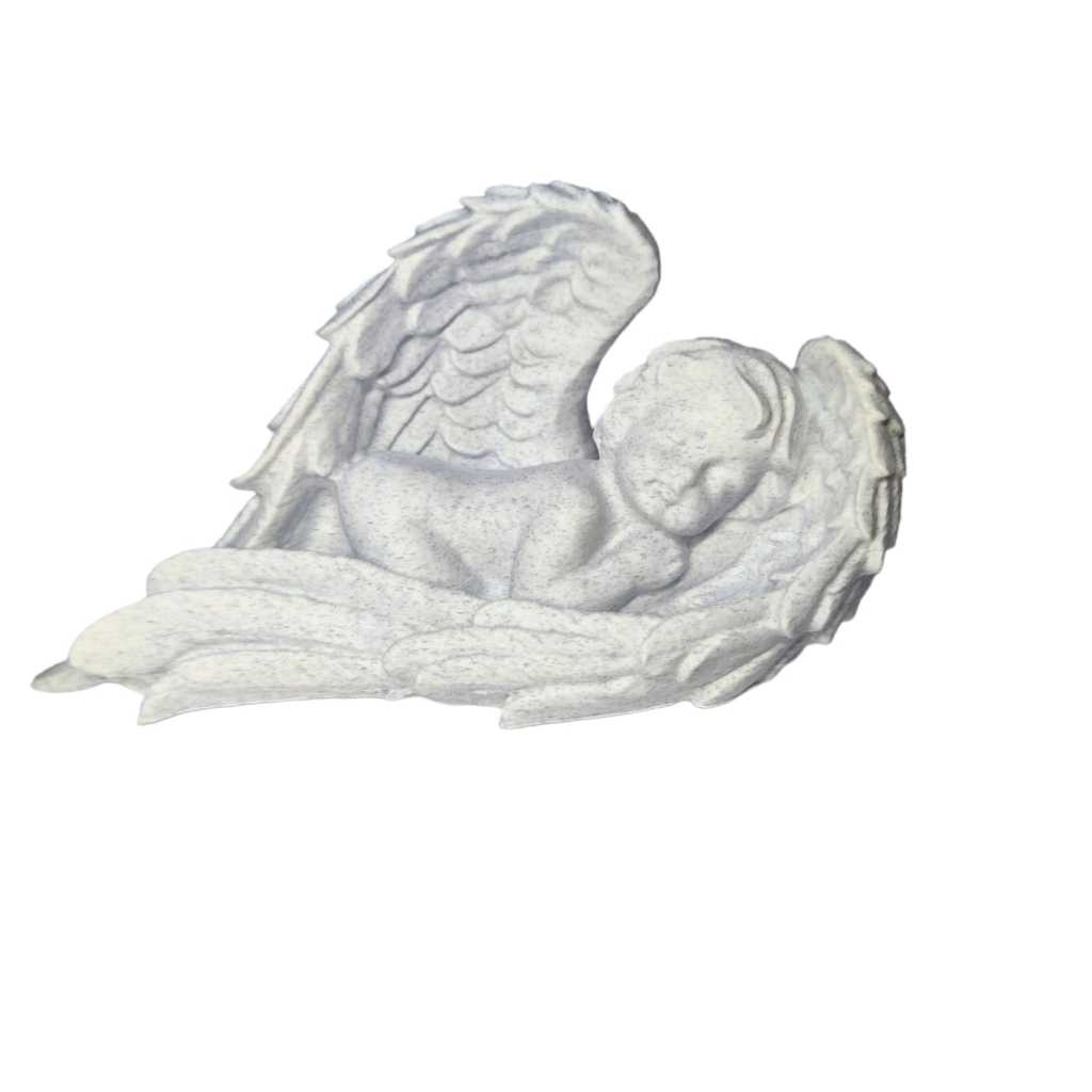 Escultura Anjo dormindo com asas