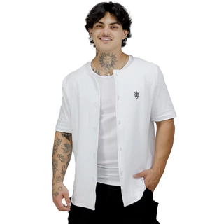 Camisa De Beisebol Blusa Jersey Moletom com Elastano Streetwear Tipo oversized