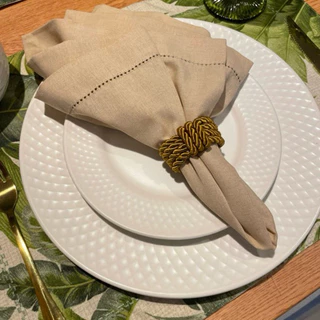 Kit Porta Guardanapo Italia Várias Cores Anel Argola para Mesa Posta