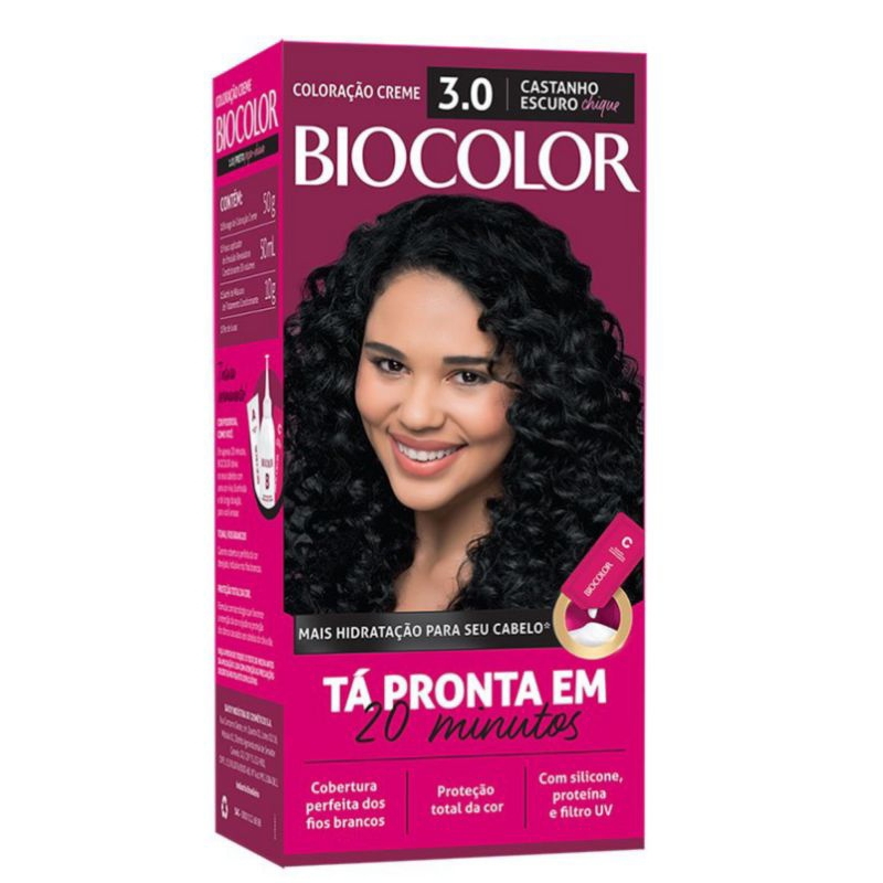 KIT 2 UNIDADES TINTA BIOCOLOR (ESCOLHA SUA COR) | Shopee Brasil
