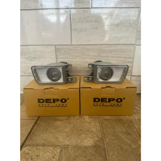 Par Farol Milha Vw Golf Mk3 1992 - 1998 Depo Alemão Lente Vidro