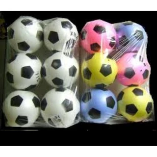 Kit Bola Venil Dente De Leite Com 6 bolas Infantil Cores Sortidas