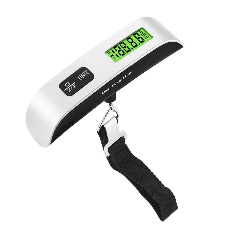 Balança Digital De Bagagem Portatil Com Gancho Para Mala De Viagem 50Kg XS01