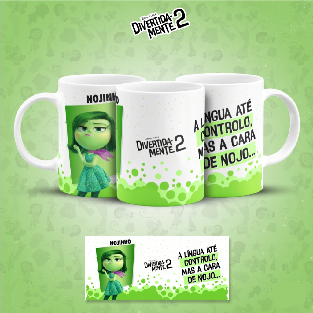 Caneca Personalizada Divertidamente 2 Personagens