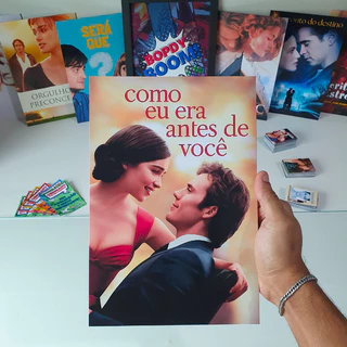 Como Eu Era Antes de Você Placa decorativa mdf quadro decoração presente / Filmes / Romance