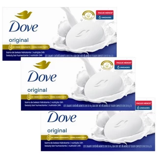 18 unidades de sabonete Dove Original