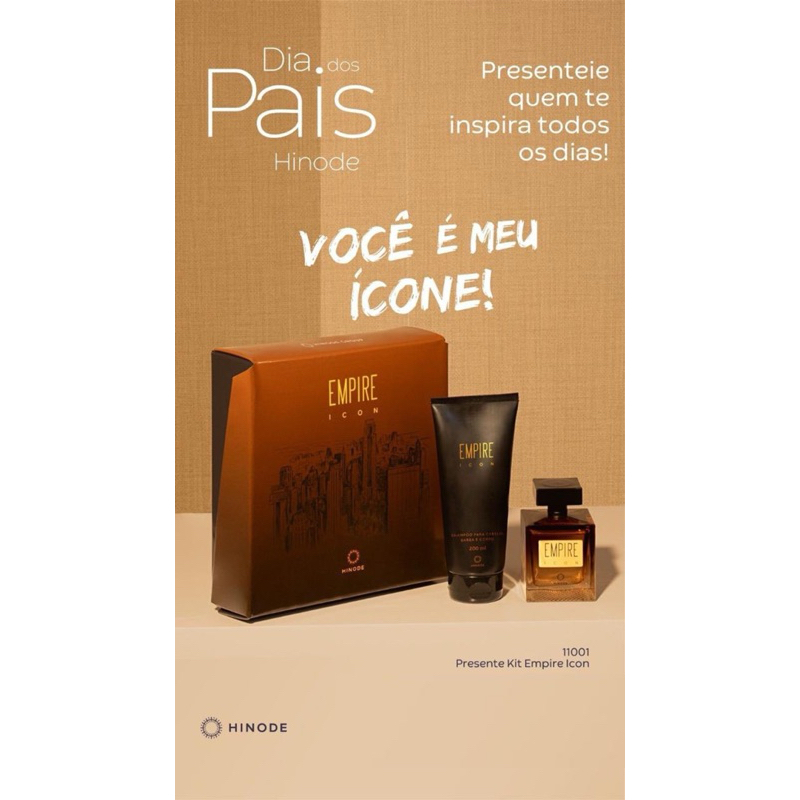 Kit Presente Dia dos Pais Empire Icon Hinode | Shopee Brasil