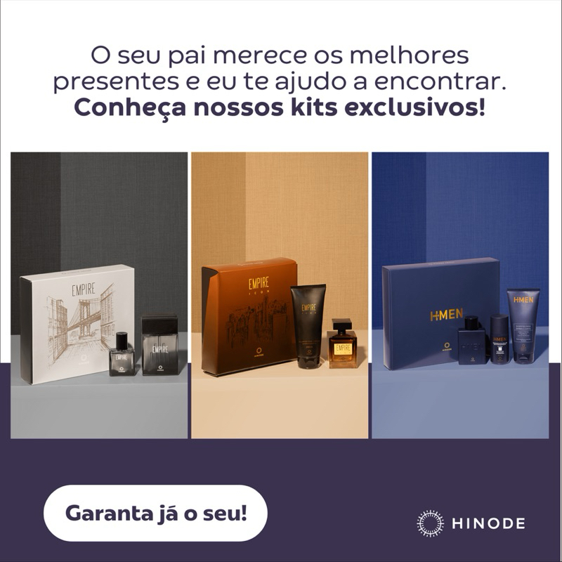 Kit Presente Dia dos Pais Empire Icon Hinode | Shopee Brasil