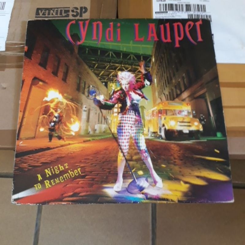 Cyndi Lauper - A Night To Remember 1989 Epic Records Ed Br raro c ...