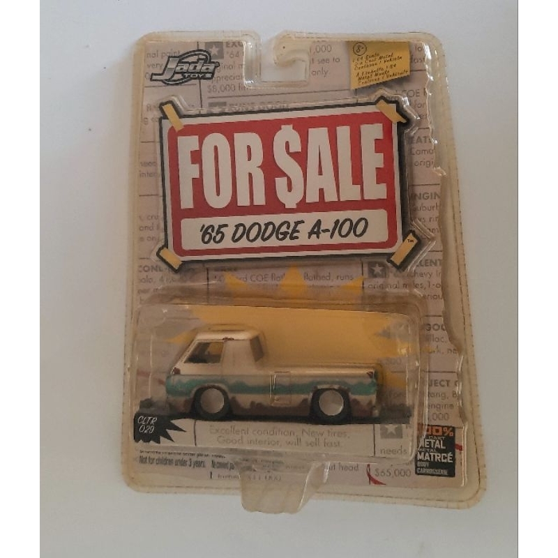 JADA - FOR SALE - '65 DODGE A-100 (ESCALA 1/64)