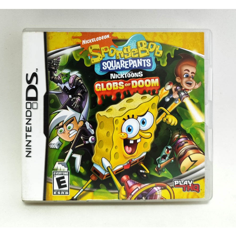 Sponge Bob Squarepants Globs Of Doom Nintendo DS Mídia Física | Shopee ...