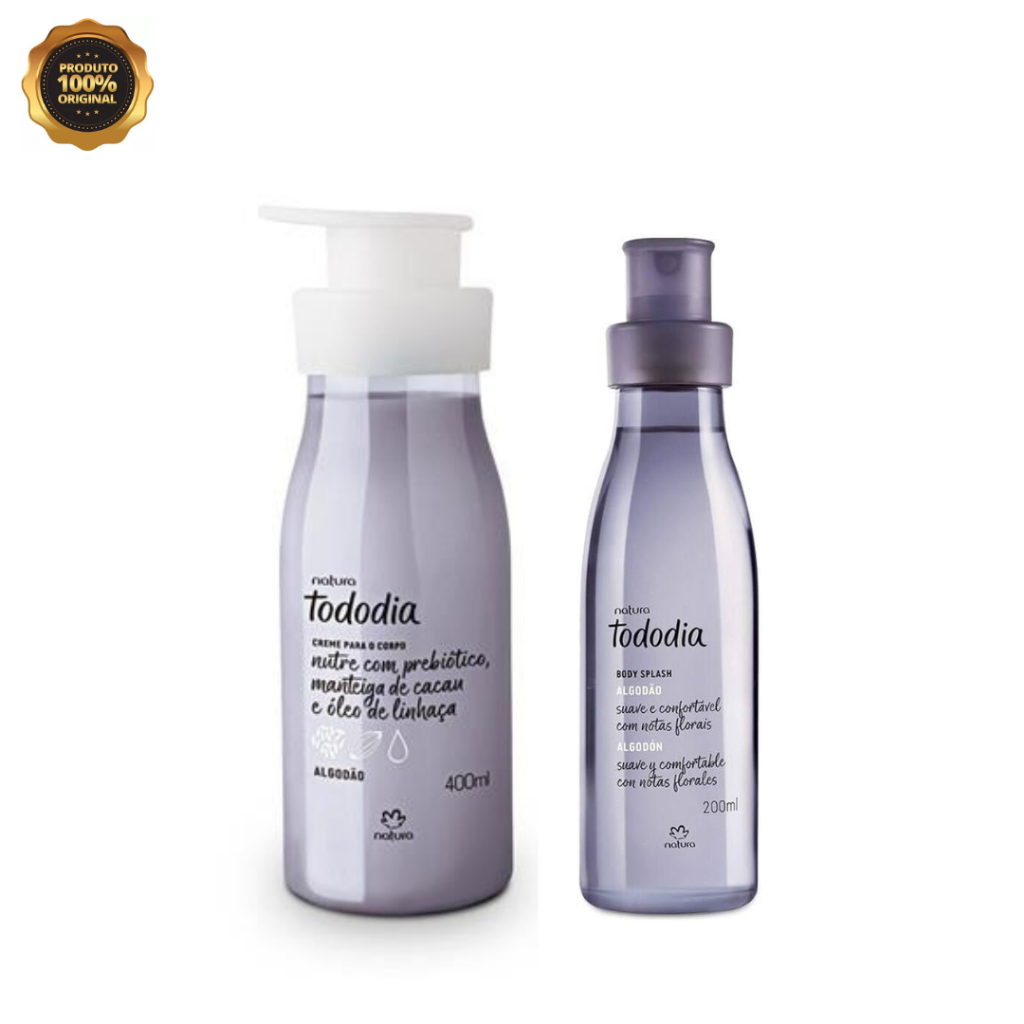 Natura Tododia ボディクリーム＆ボディスプラッシュセット Kit Natura Tododia – Hidratante + Body Splash (Várias Fragrâncias