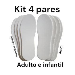 palmilhas para tenis, sapatos, chuteiras, botas e muito mais tipos,cor branca