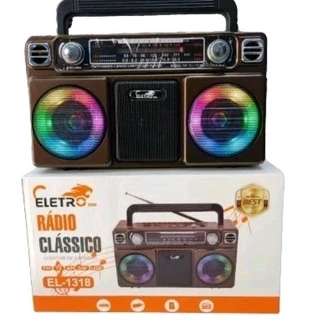 Rádio Retrô Recarregável Am FM bluetooth USB Aux vintage bluetooth USB FM faixa