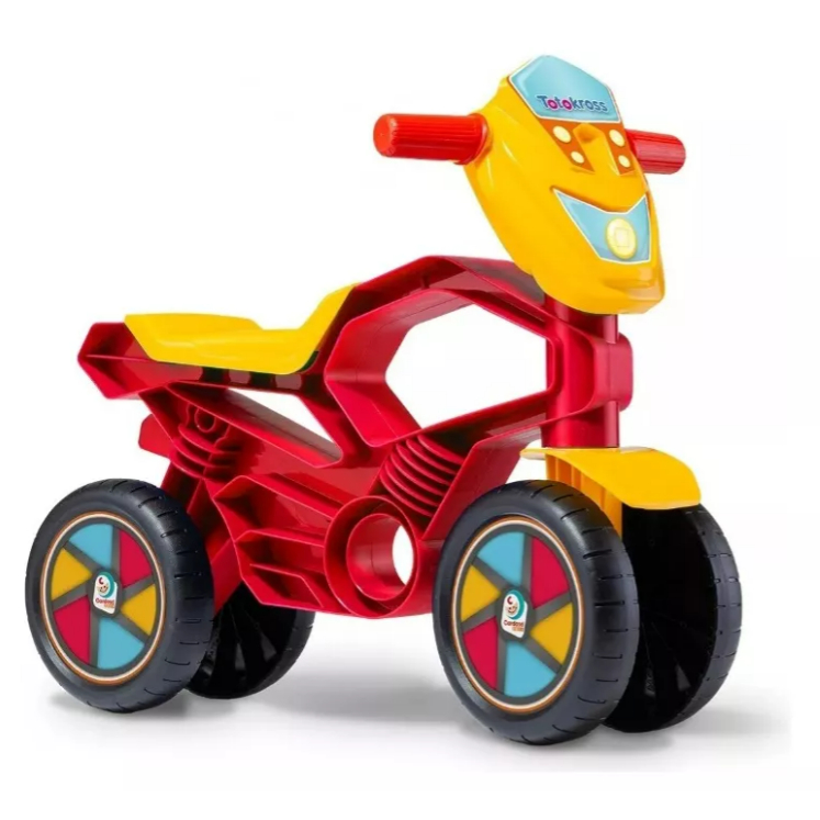 Totokross Andador Motoca De Equilíbrio 4 Rodas Sem Pedal Cardoso Toys