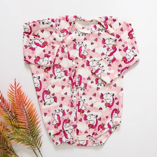 Conjunto Bebê Suedine Antialérgico Pagão Body e Calça Longo Unicórnio em Oferta na Shopee